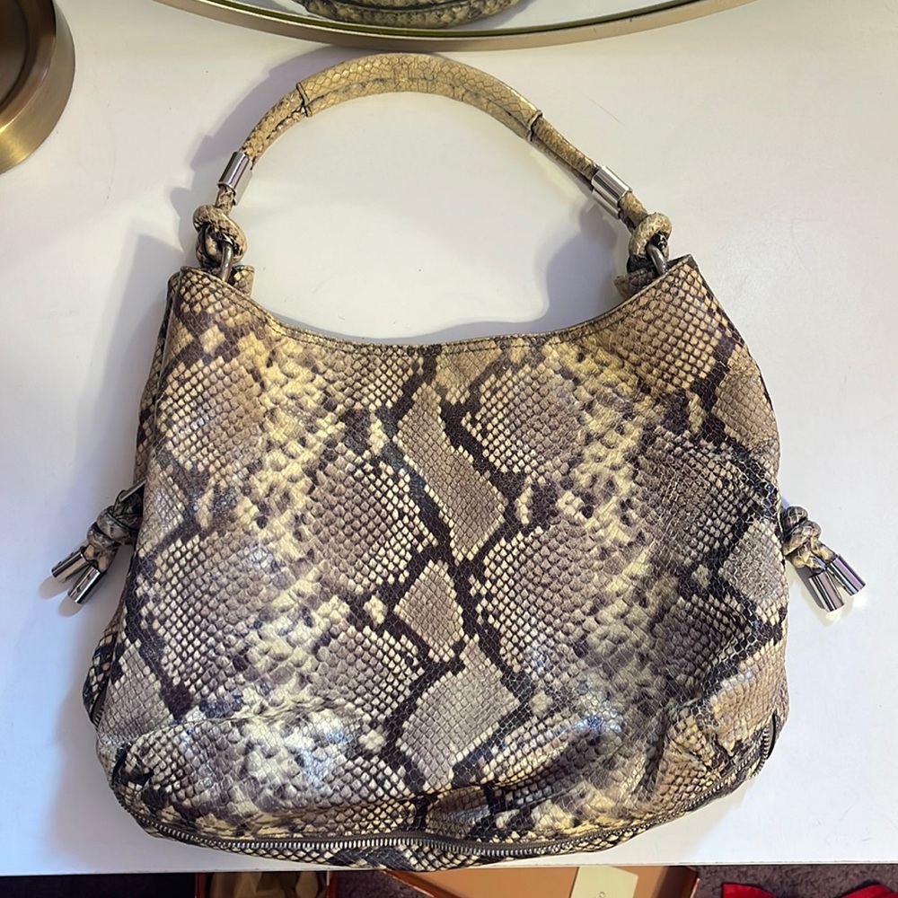 Michael Kors Snakeskin Shoulder Bag